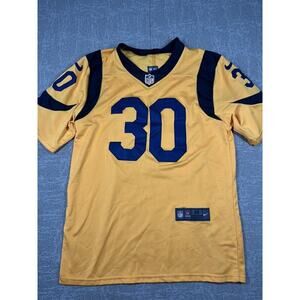 Nike LA Rams #30 Todd Gurley II los angeles on field Nike embroidered Jersey M